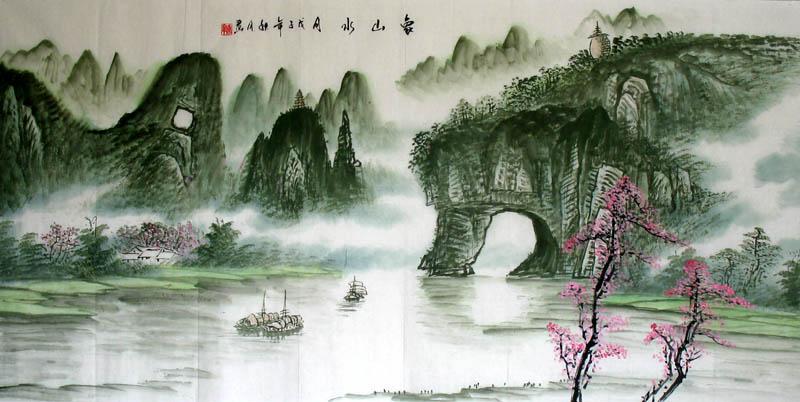 top 5 tranh phong thuy xua ta khi trong phong khach - 2